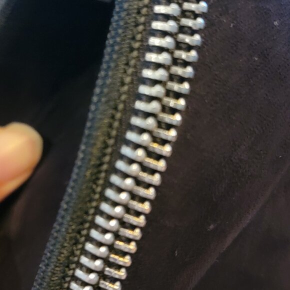 Michael Kors Sherry Pump Women's Black Suede Zipper Wedge Euro Size 36 - Picture 5 of 14